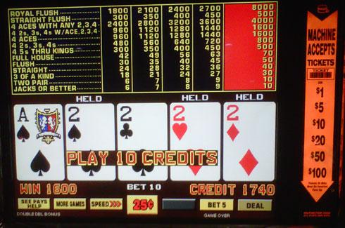 Video poker strategies